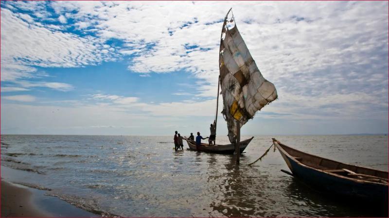 A file image of fishermen on Lake Turkana.